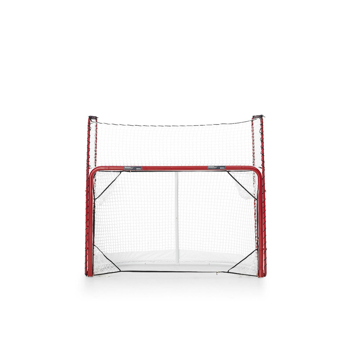 Extreme hockey goal backstop targets to enhance shooting practice at home with extended coverage.