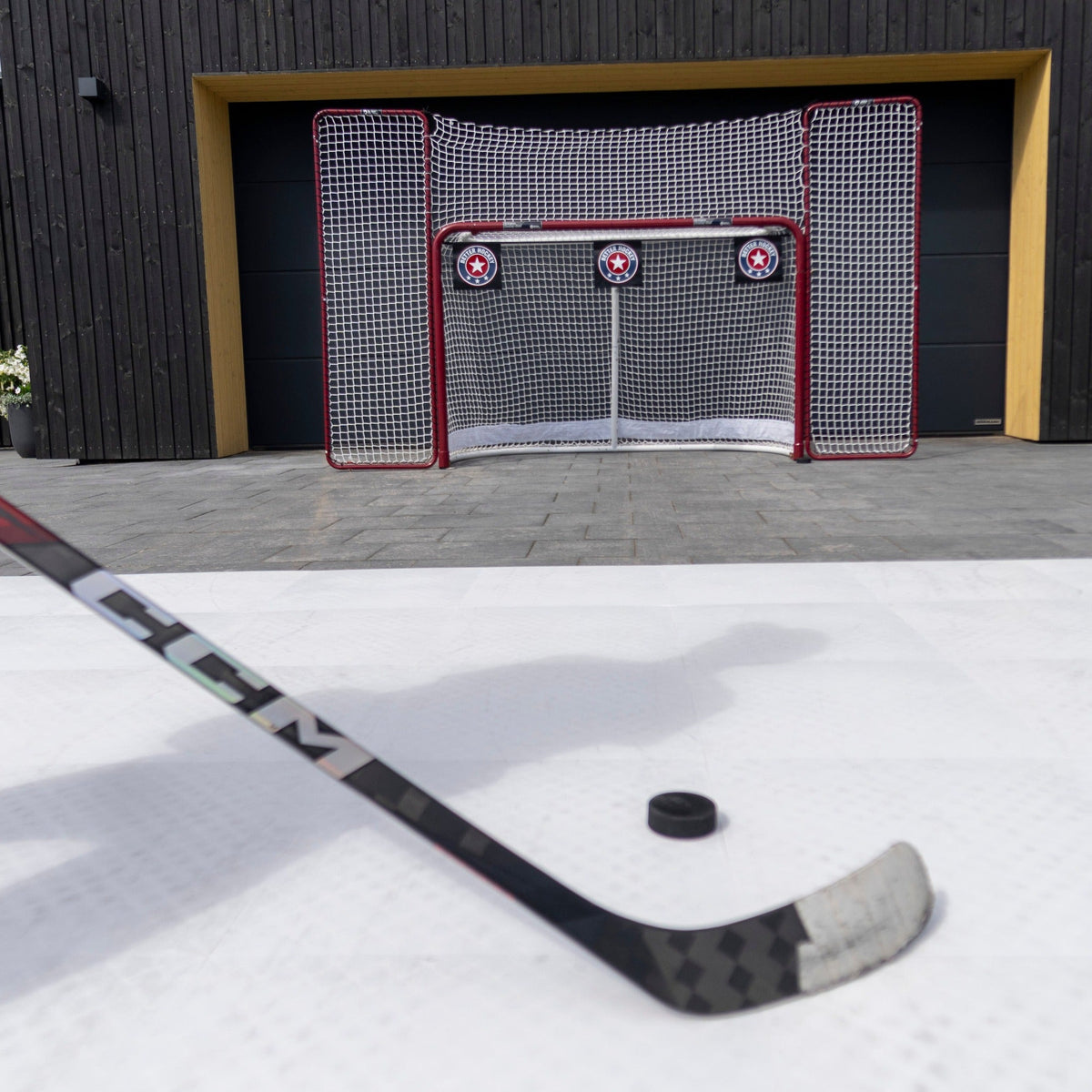 Shoot like you are on the ice